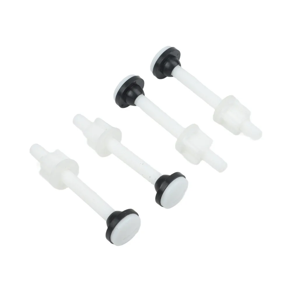 Bolt Kit Plastic Bolts For DIY Projects 2-piece Set Easy To Assemble Kit Plastic And Rubber Toilet Maintenance
