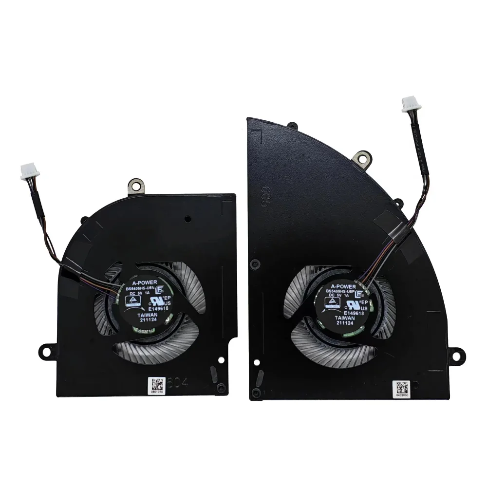 

New CPU+GPU Cooling Fan for MSI Delta 15 A5EFK MS-15CK Series BS5405HS-U5N BS5405HS-U5P DC5V 1A Fan