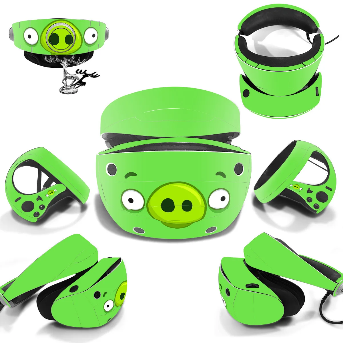 الفينيل الجلد ملصق ل PS VR2 سماعة تحكم كامل التفاف غطاء واقية فيلم ملصقات لصائق ل بلاي ستيشن VR2 اكسسوارات