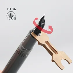 Mahan-herramienta de desmontaje de pistón de pluma P136 para reparar y modificar la punta del bolígrafo, así como el ensamblaje de lengua de Punta BOCK