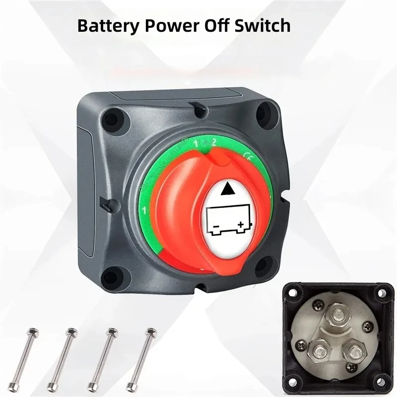 for Yacht RV Power Master Switch Knob Cut Off Isolator Modification Control