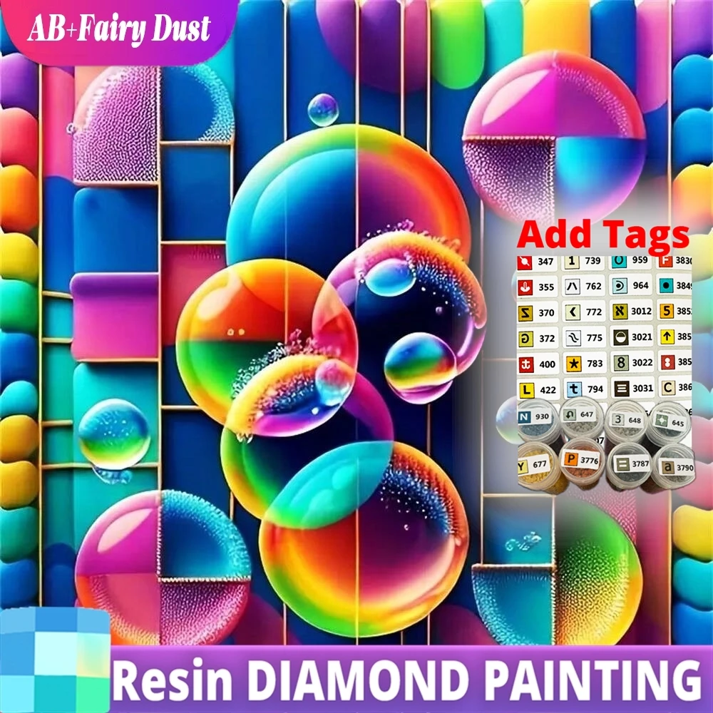 

Смола AB Фея Пыль Новое Прибытие DIY Цветная Графика Алмазная Картина Пейзаж Картина Стразы Алмазная Мозаика Домашний Декор