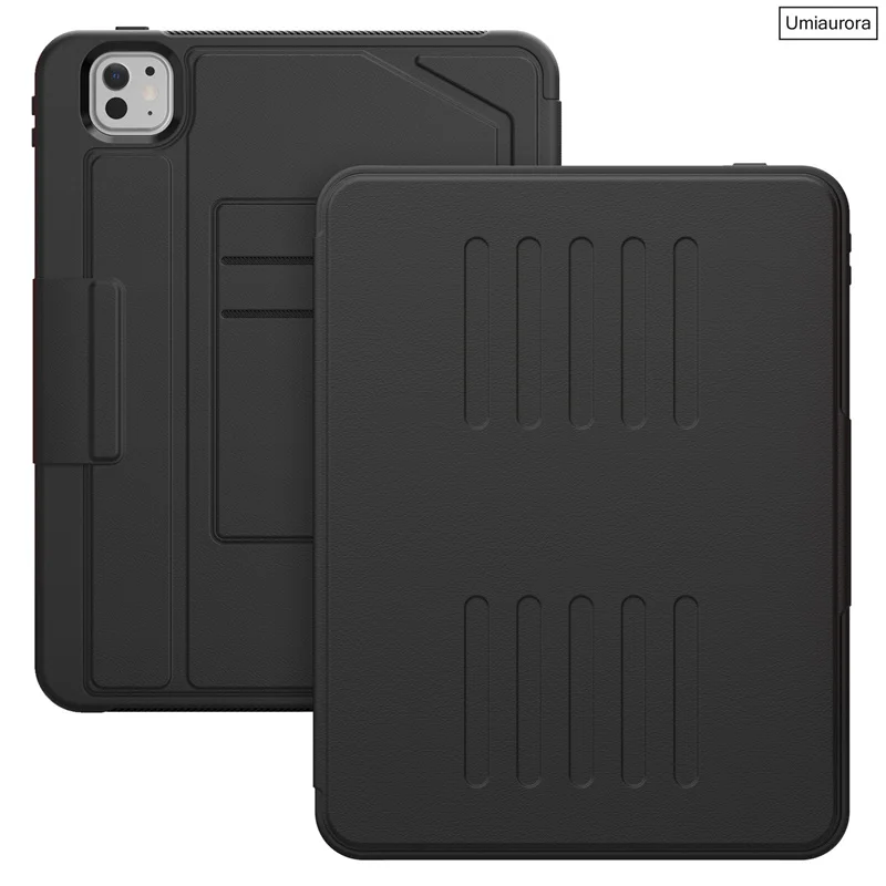 

For IPad Mini 7 8.3" A17 Pro 11 13 inch Air 10.9 M2 M3 M4 M5 Heavy Duty Shockproof Smart Leather Tablet Case Stand Wallet Funda