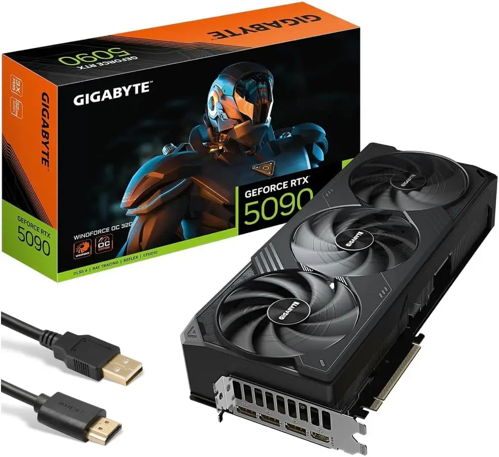 

Graphics Card (PCIe® 5.0, 32GB GDDR7, HDMI®/DP 2.1, 3.8-Slot, 4 Fan Design, ROG Astral GeForce RTX™ 5090 OC Edition Gaming