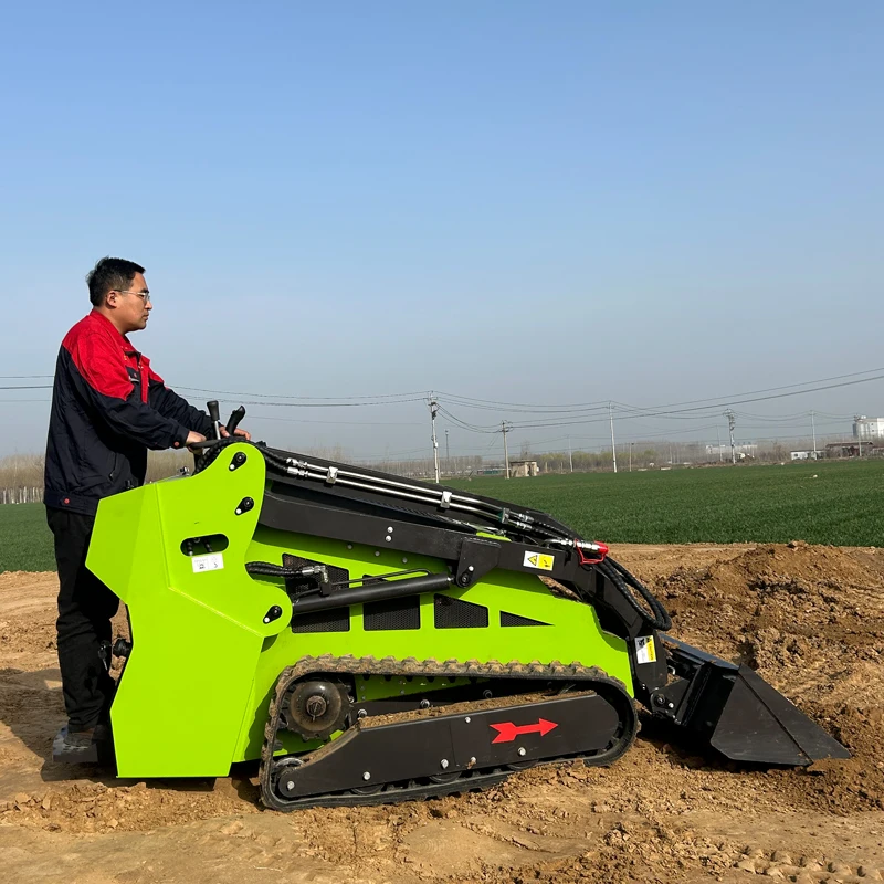Skid steer loader mini wheel crawler pump earthmoving machinery