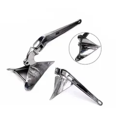 Marine Triangular Boat Anchor Stainless Steel High-grip Hardware Plow Anchor Suitable for Yachts in Various Customizable Sizes