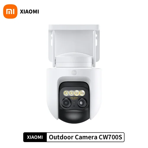 Nueva cámara exterior Xiaomi CW700S 2,5 K CCTV visión nocturna a todo Color WiFi 4 millones de píxeles IP66 versión china de hogar inteligente