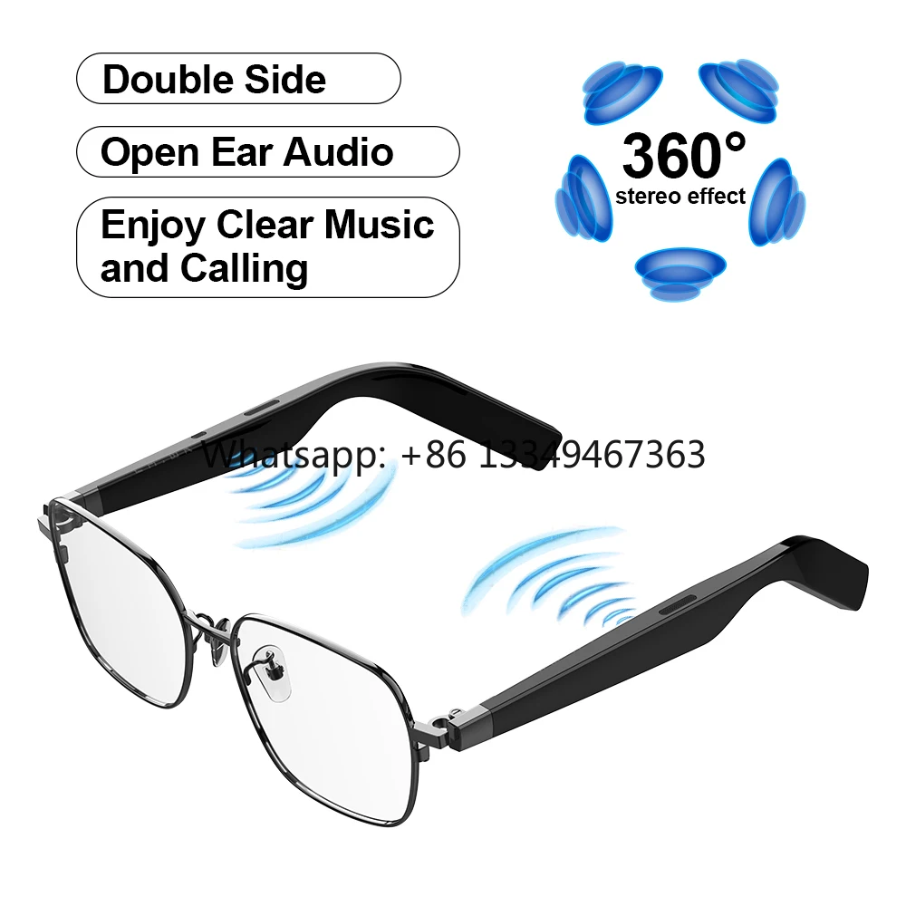 

Modern Smart Glasses Global Conferences Effective Communication Super Long Standby Smart AI Translator Glasses manufacturer