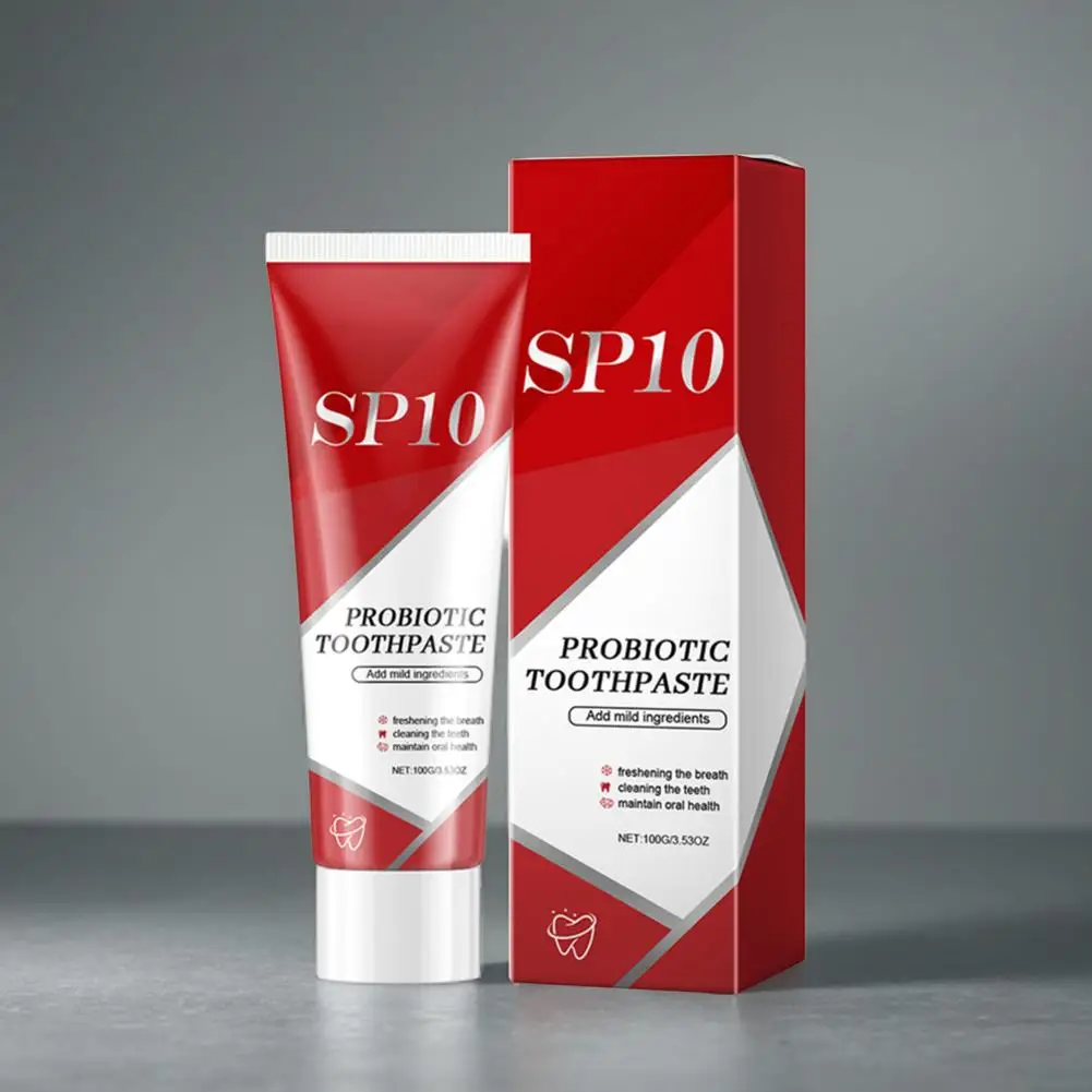 SP-10 Probiotic Toothpaste Whiten Tooth Remove Plaque Stains Teeth Whitener Oral Hygiene Clean Fresh Breath Teeth Care Product