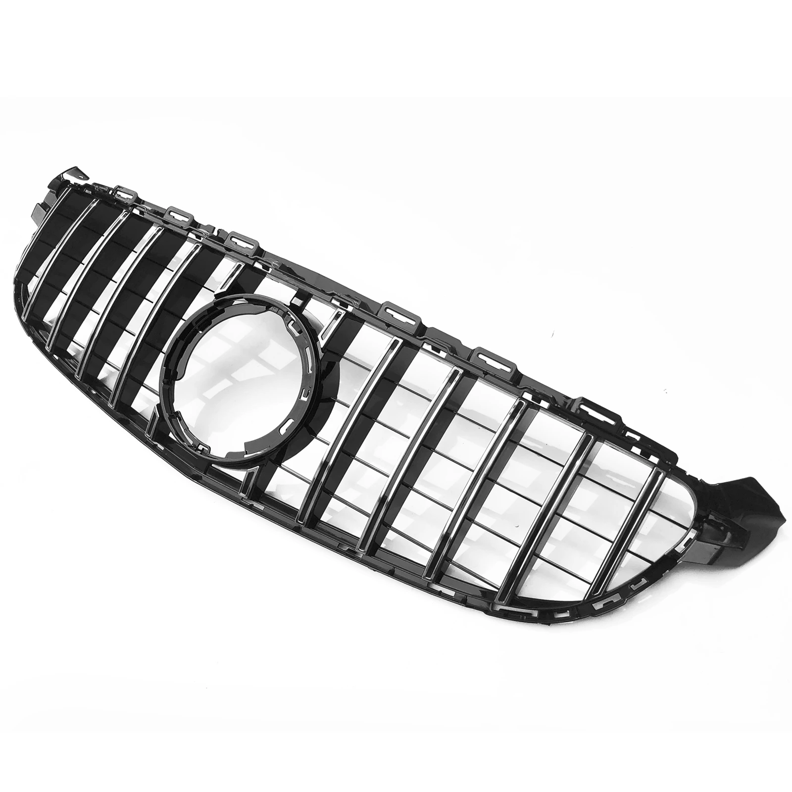 Front Grille Racing Grill Hood Grid Mesh Auto Part For Mercedes Benz W205 C63 C63S AMG 2019-2021 GT