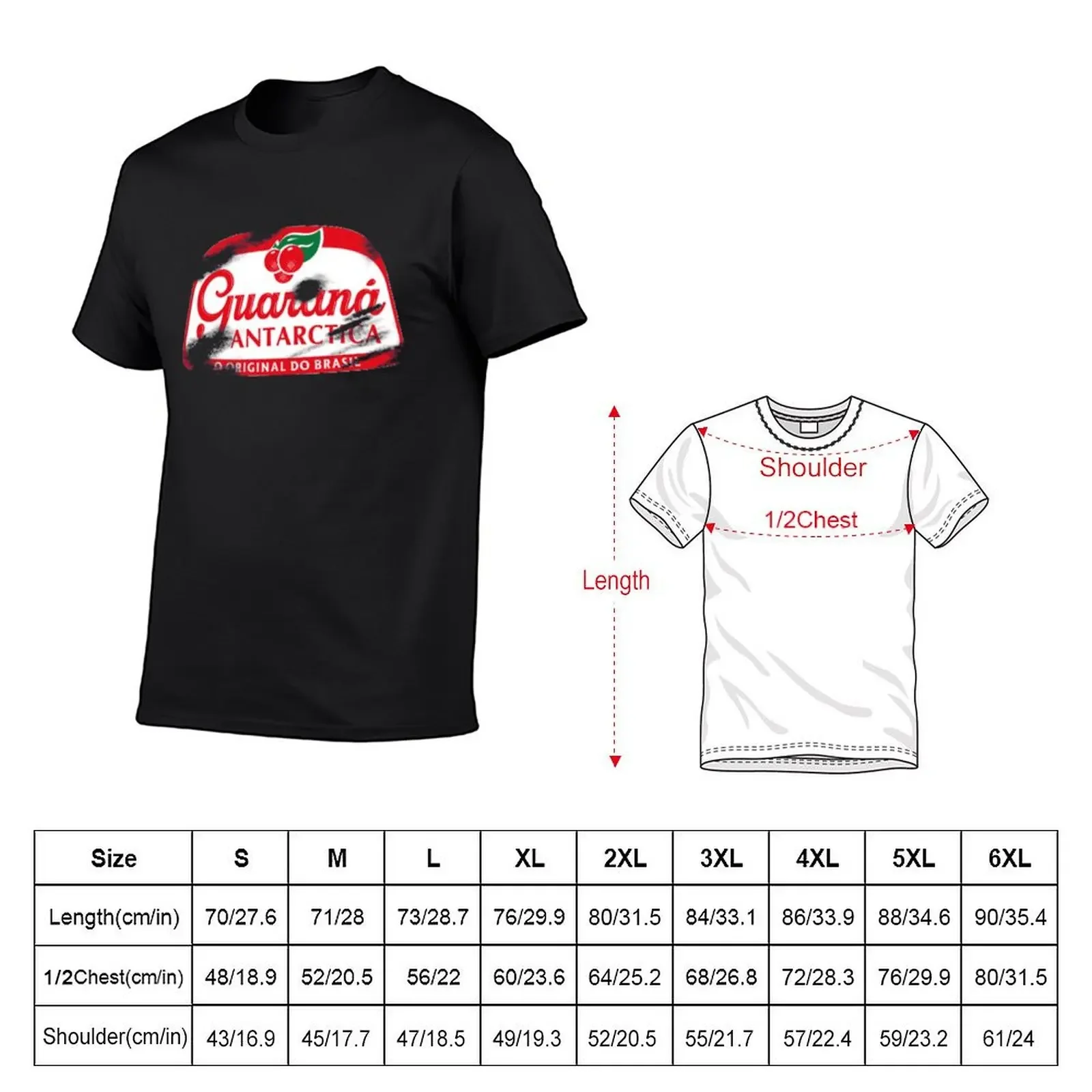Scratched Guaraná Antarctica T-Shirt street wear boys animal print anime clothes Men's clothing image 5