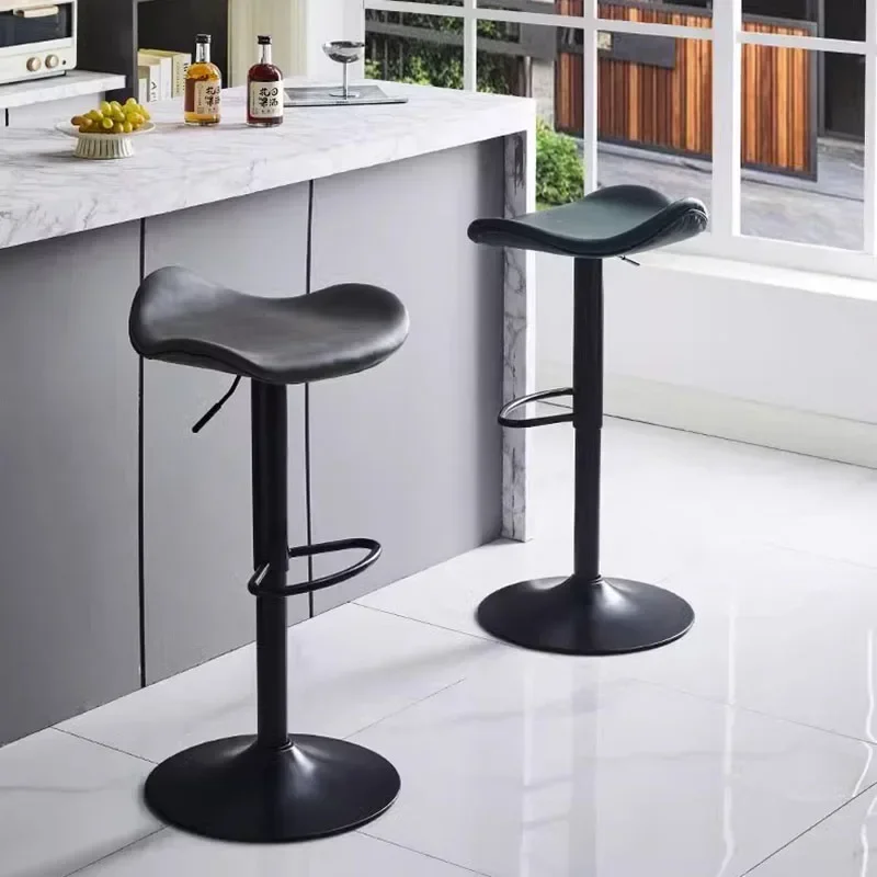 Unique Design Bar Stools Restaurant Bedroom Balcony Designer Dining Chairs Counter Aesthetic Taburete Alto Trendy Furniture