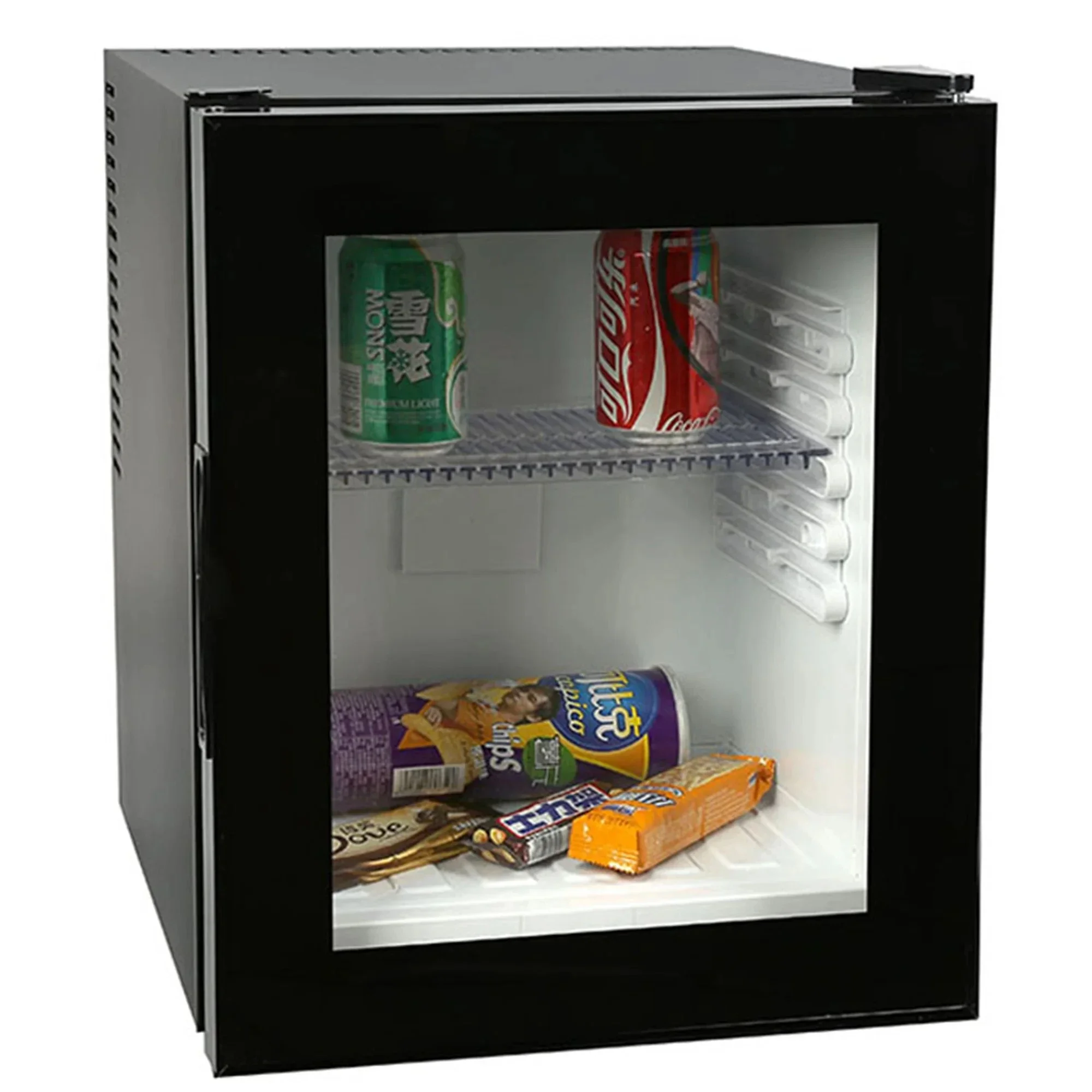 

Built in Mini Fridge Cabinet Furniture Compact Refrigerators with Glass Door Fridge for Hotel Use