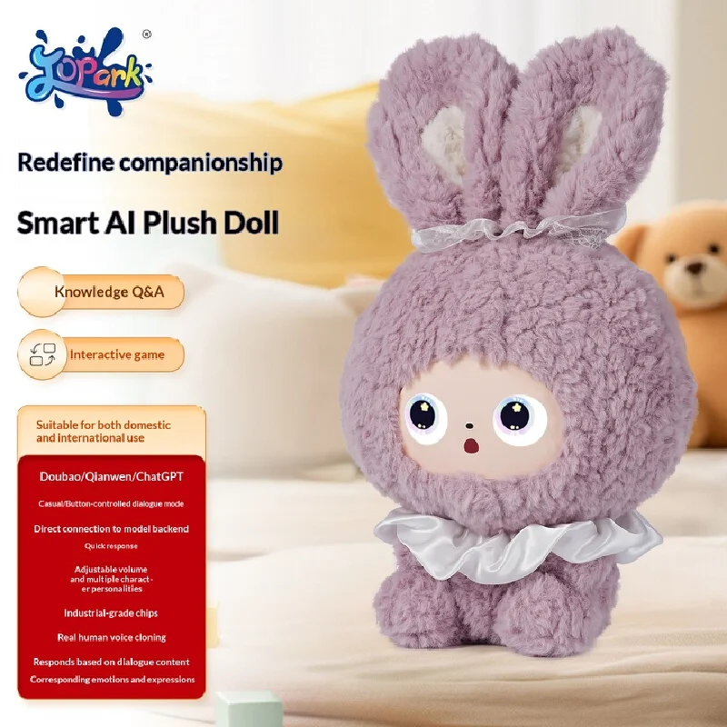 

Best AI Friend JOPARK Interactive t Doll Talks and Listens Cute Huggable Companion Toy for Kids Gift