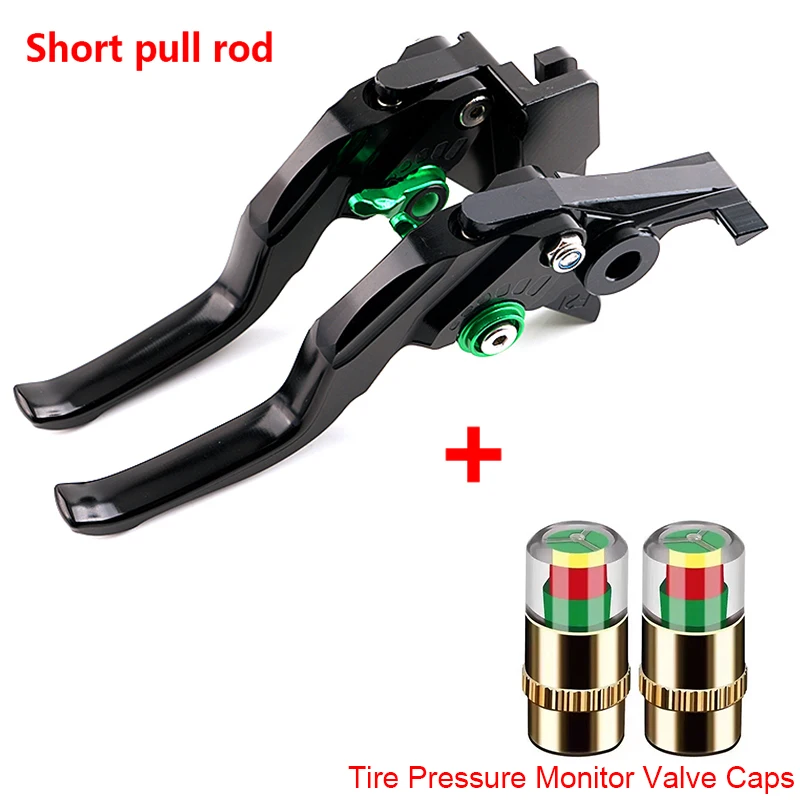 

For Kawasaki Z900 Z 900 (Not RS SE) 2025-2026+ Motorcycle CNC Adjustable Brake Clutch Levers & Tire Pressure Monitor Valve Caps