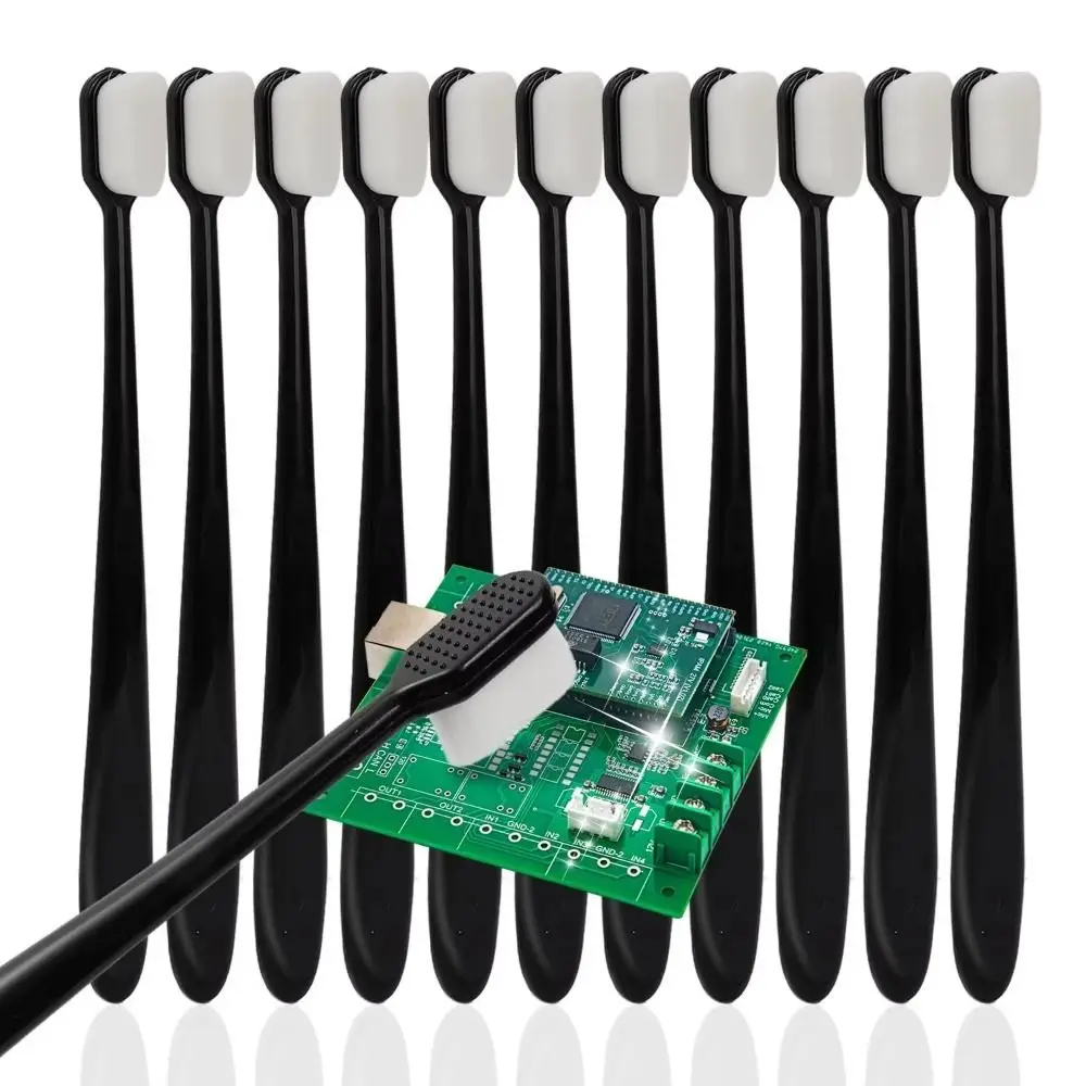 1/3/5Pcs 18cm Anti Static Fiber Brush Synthetic Fiber Soft Bristle Motherboard Cleaning Brush Plastic Lint Free