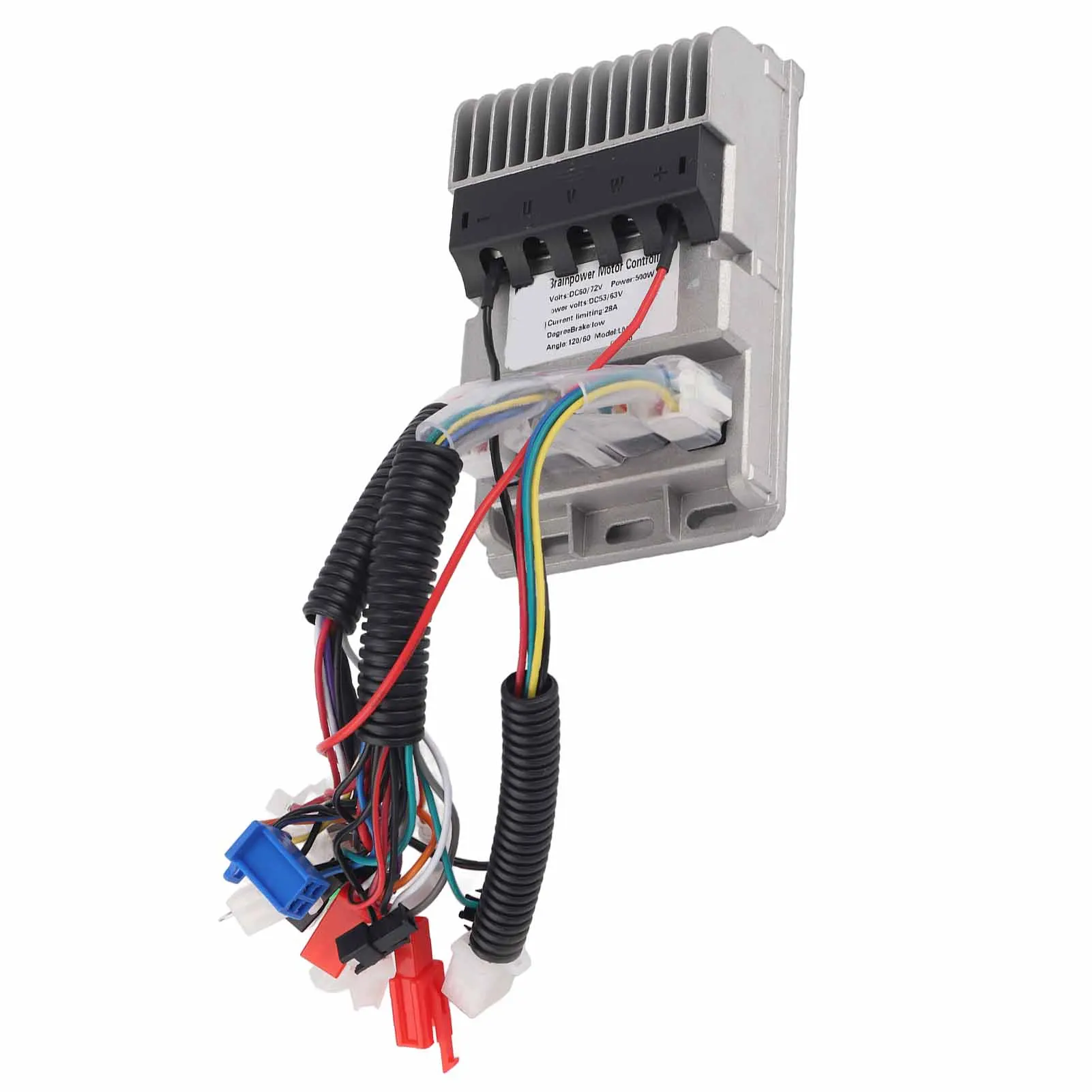 Coque universelle en fonte d'aluminium 60V-72V 500W, alarme pour Scooter de croisière, contrôleur sans balais, accessoire pour vélo électrique