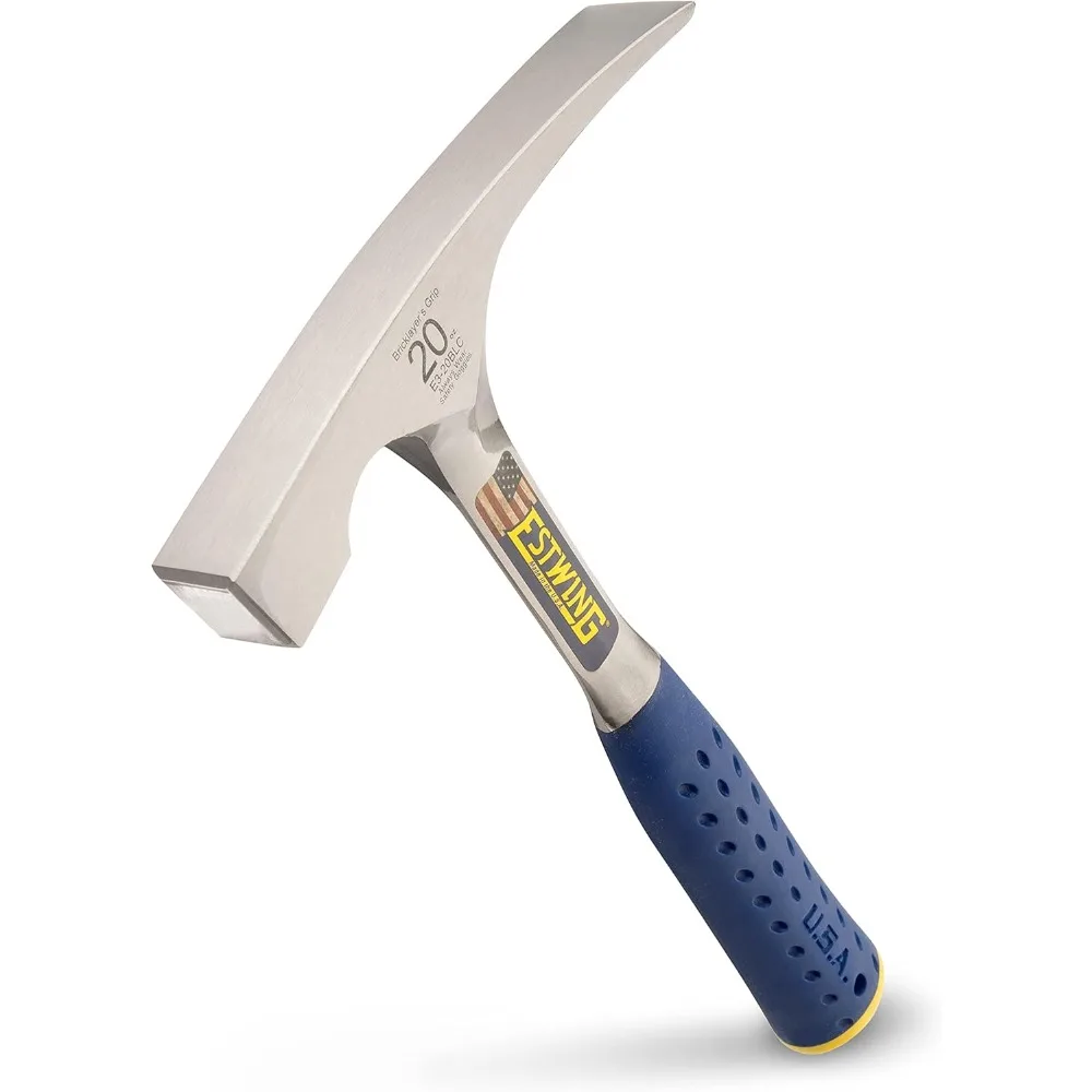 Metselaar van 20 oz met gesmeed staal en schokreductiegreep voor metselen en metselwerk