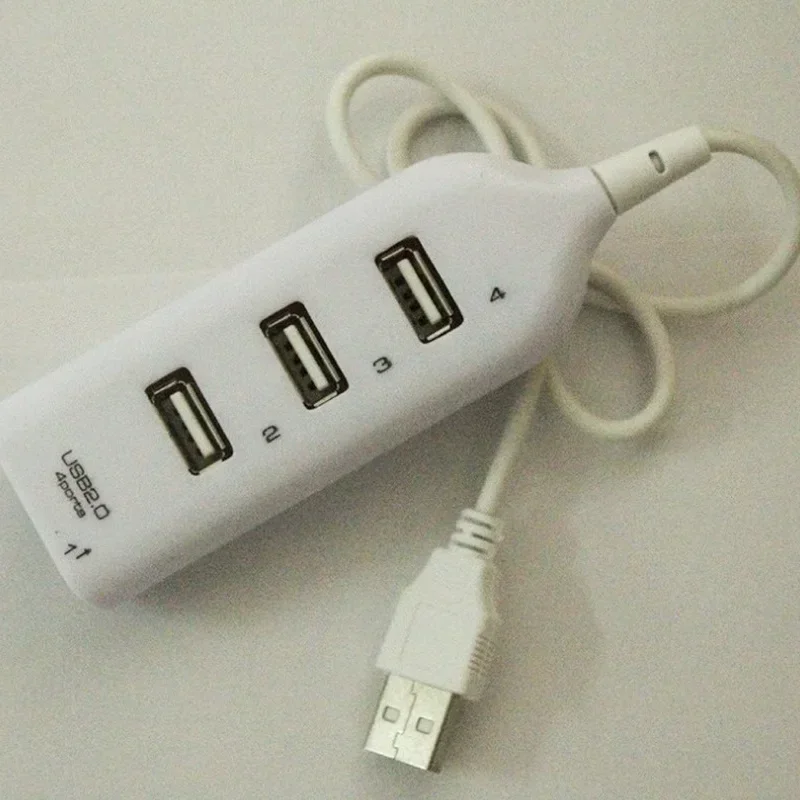 Adattatore USB 2.0 hub splitter ad alta velocità a 3 porte per Windows Vista XP 2000 98 per PC portatile computer notebook più recente