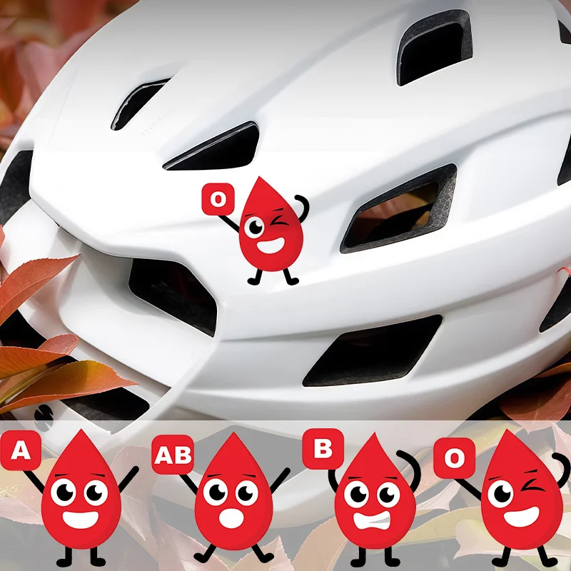 

Наклейка на мотоцикл с рисунком капли крови и типом крови, водонепроницаемая и устойчивая к солнечному свету, подходит для мотоциклов.