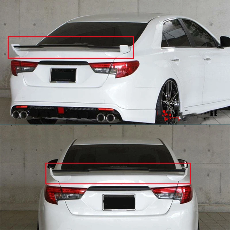 For Toyota MARKX GS Auto Spoiler FRP Material Car Trunk Rear Lip Refit ACCESSORIES Tail Wing 202-2017 Year