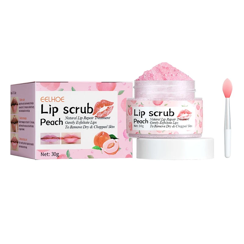 

Lip Care Scrub Cream Lip Mask Lip Sleep Mask Night Sleeping Maintenance Moisturizing Lip Gloss Bleach Cream Lip Balm Peach 3g