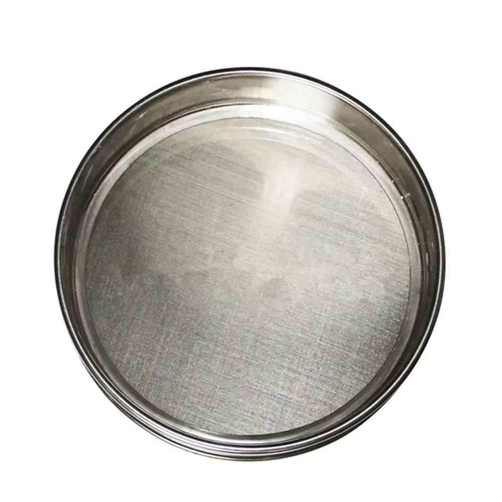 

Reliable 10100 Mesh Stainless Steel Standard Test Sieve 20cm Diameter Chrome plated Frame for Zinc and Metal Ash