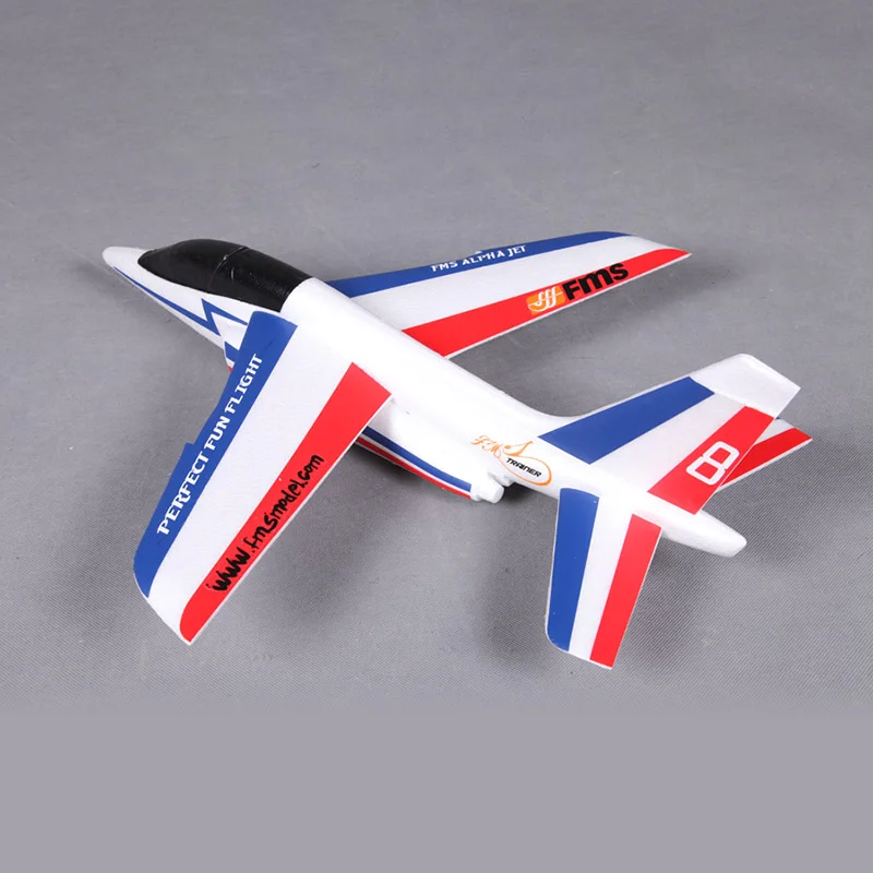 Fms Hand Throwing Aircraft Alpha Hand Throwing Machine Outdoor Toys Novice Aircraft Model Retrofit Foam Glider