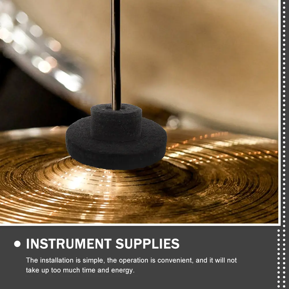 

1Set Drum Kit Felt Pads Reliable Cymbal Replacement Accessories Noise Reduction and Impact Protection for Cymbal Stands Drum
