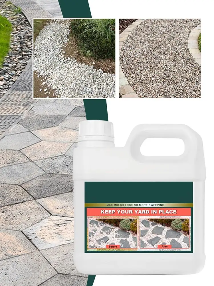AliExpress NONE Rock Glue Strong Stone Adhesive Gravel Binder Invisible Bonding Agent Natural Pathway Pebbles Landscaping Garden Driveway Repair