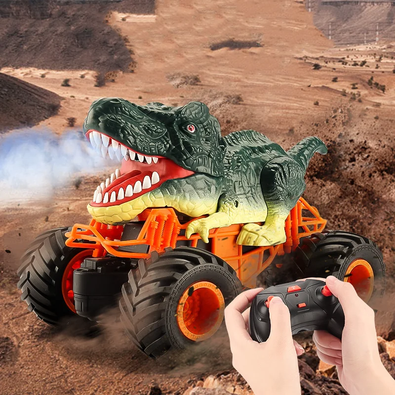 Dinosaurio teledirigido Off-road Stunt Drift, modelo de juguete inalámbrico, Tiranosaurio Rex, Control remoto creativo, nuevo