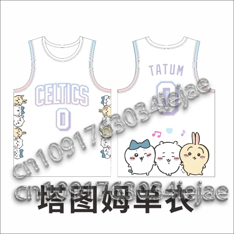 

Быстросохнущий баскетбольный костюм Chiikawa No 0 2025 для мужчин и женщин, спортивные тренировки, повседневный спортивный жилет, популярная команда