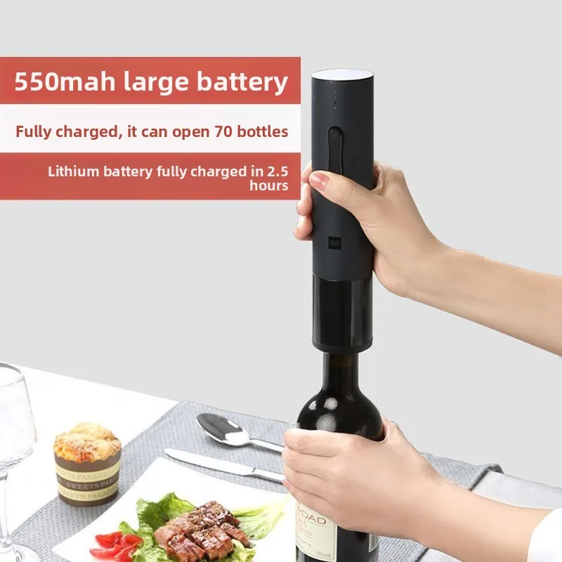 HUOHOU Automatic Electric Wine Openers for Beer Kitchen Accessories Gadgets Bottle Opener Electric Red Wine Openers Home