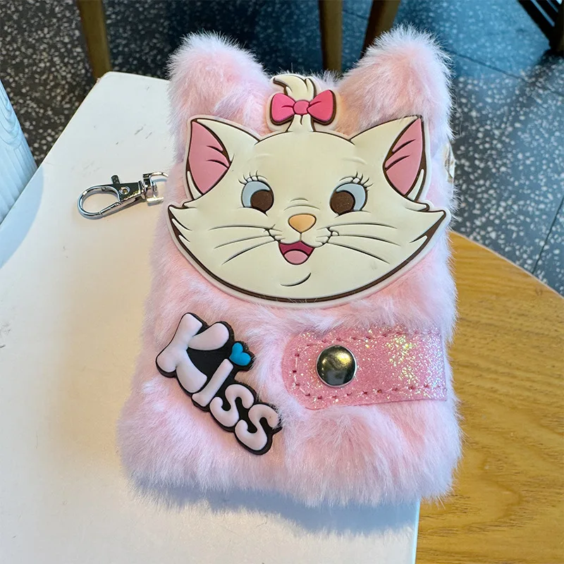 دفتر ملاحظات من القطيفة هدية كتيب ماري كات الوردي الأمريكي، دفتر صوتي إبداعي على شكل قلب الفتاة مقاس 10 × 7 سم #3