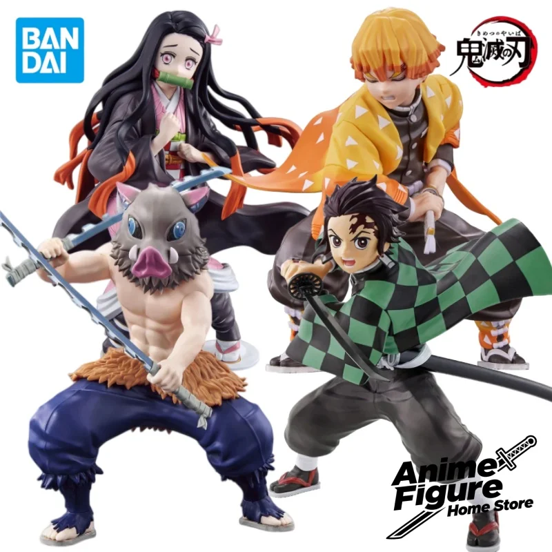

100%Original in Stock Bandai Demon Slayer Tanjirou Nezuko Hashibira Inosuke Agatsuma Zenitsu Anime Character Toymodel Collection