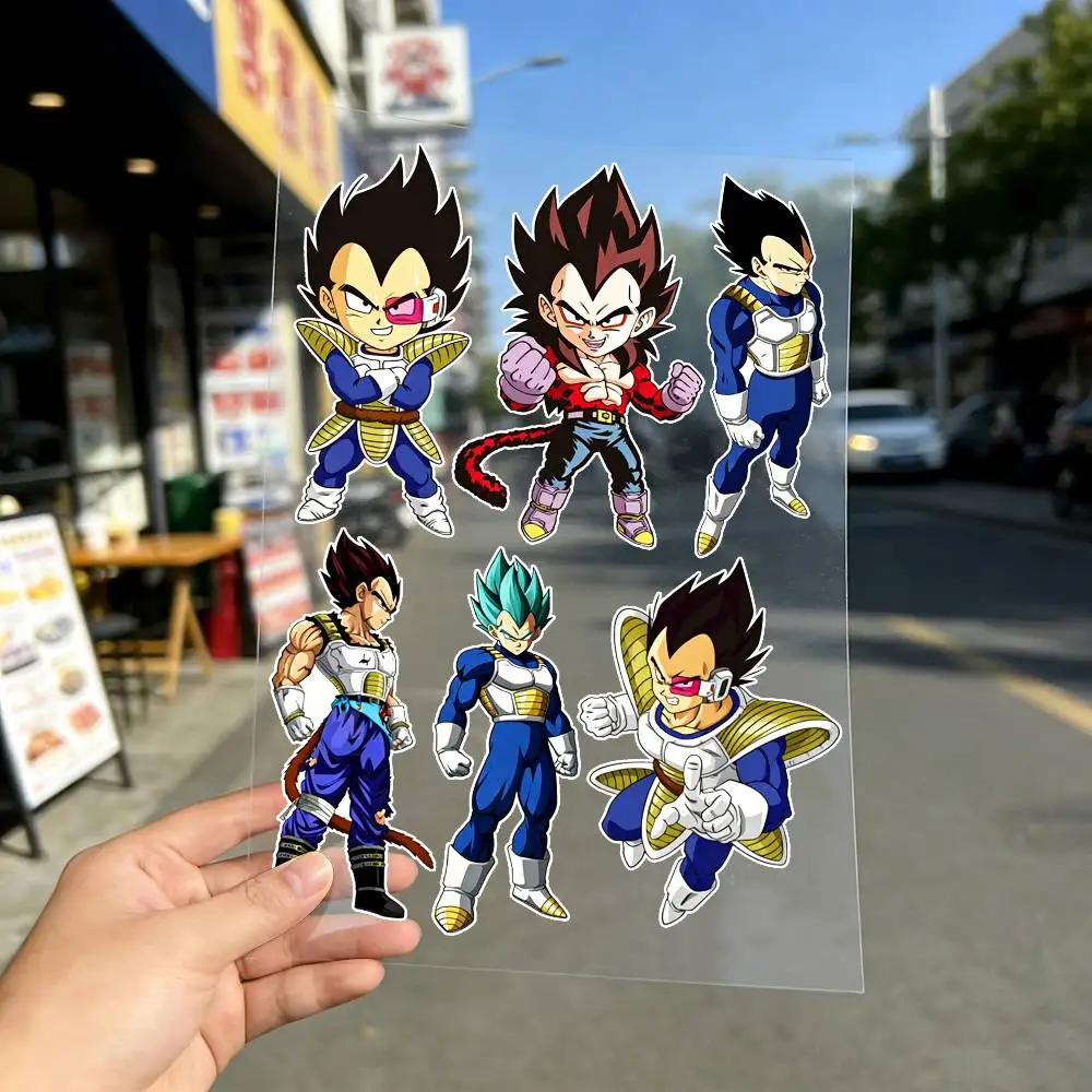 Dragon Ball Reflective motorcycle stickers, 3M safety warning at night in the dark scooter helmets