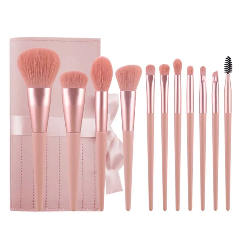 

Zoreya 11Pcs Makeup Brushes Set Eyeshadow Eyebrow Brush Beauty Make Up Blending Tools Concealer Cosmetics Tool