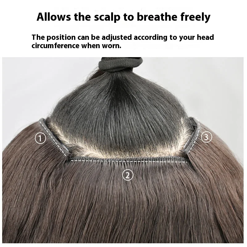 3개 세트 합성 헤어 익스텐션 클립형 헤어피스 여성용 긴 곱슬머리 빅 웨이브 인비저블 가짜 머리카락