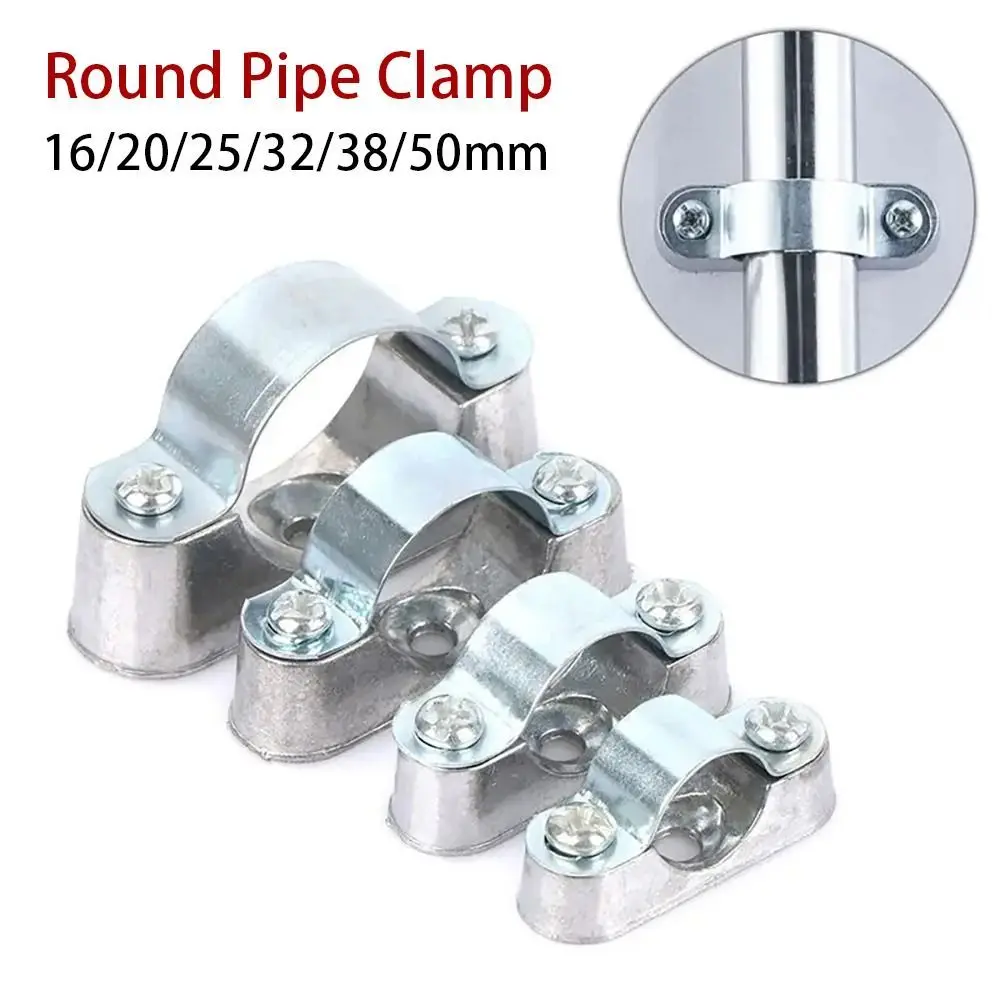 16/20/25/32mm Off-Wall Code Saddle Card Pipe Clamp Durable Stainless Steel Fixed Clip Fastener High Quality Home Hardware