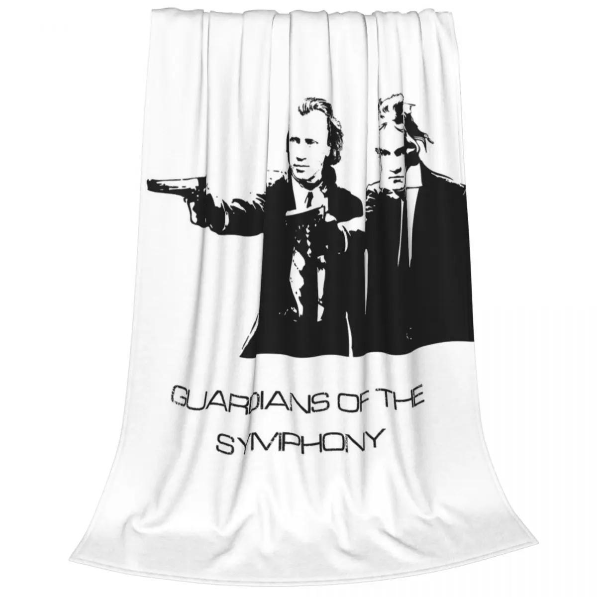 Brahms And Beethoven Guardians Of The Symphony Blanket Fleece Sofa Throw Blankets For Couch Bedding Throws Bedspread Quilt