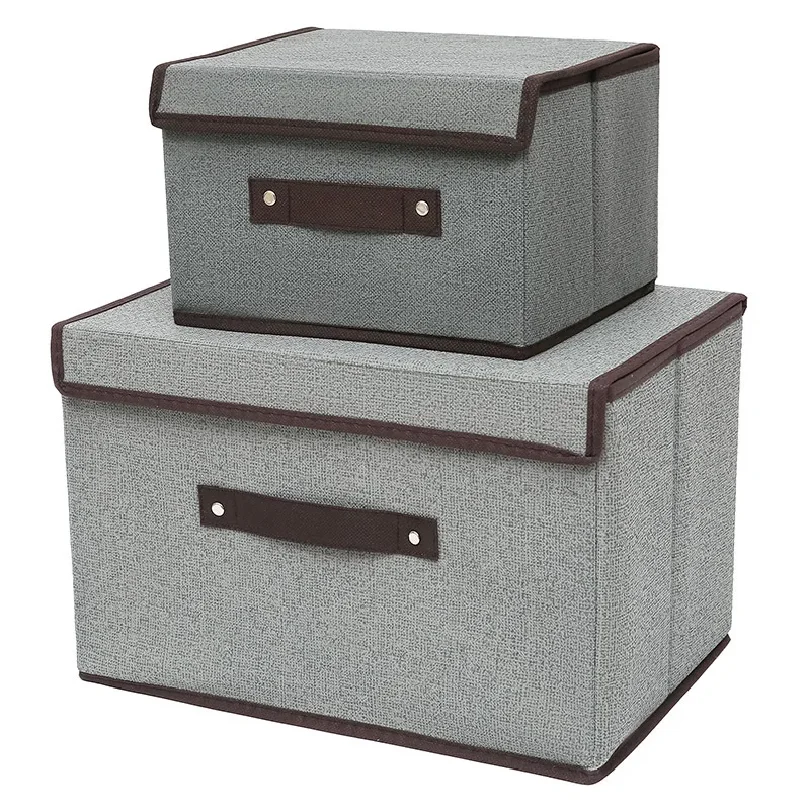 1-2Pcs Clothing Storage and Organization Sundries Organizer for Underwear Dustproof Non-woven Multi-function Foldable Box Home view 5