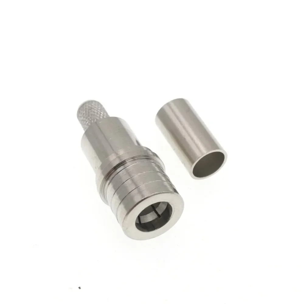 Imagem -06 - Qma Macho e Fêmea Conector do Adaptador rf Crimp para Rg58 Rg400 Rg142 Lmr195 Cabo 100 Pcs