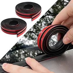 Windshield Rubber Seal Windshield Trim Stripping Car Weather Stripping T Shape Sealing Strip for Car Front Rear Windshield