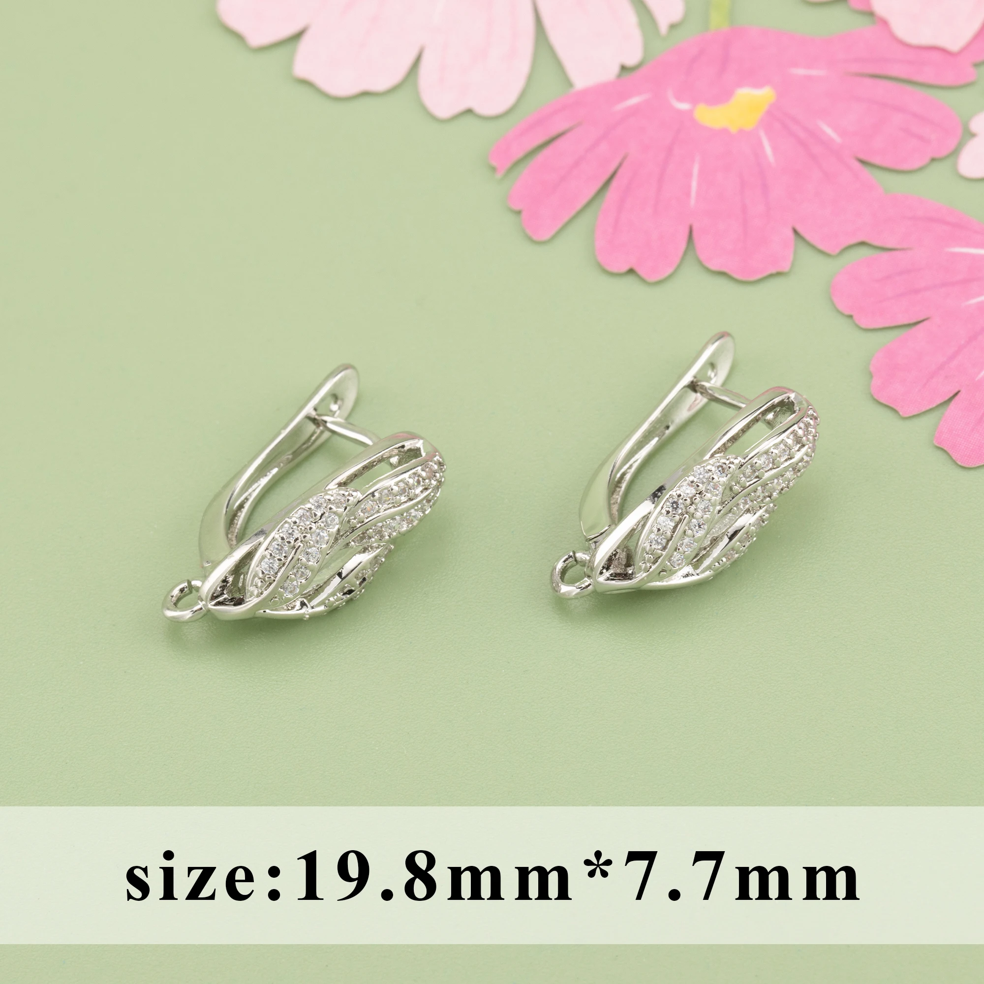 YEGUI M950,jewelry accessories,clasp hooks,18k gold plated,copper metal,charms,hand made,diy accessories,jewelry making,4pcs/lot