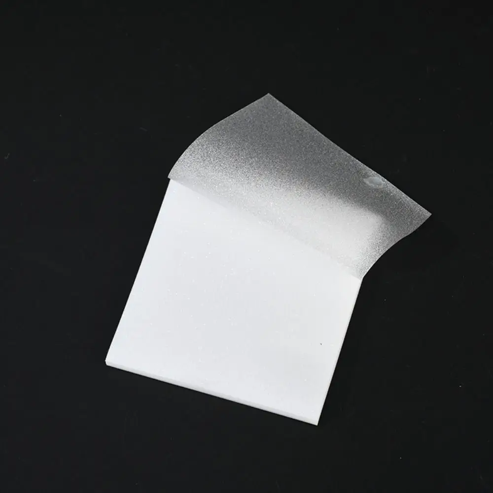 Picture 4: Portable PET Sticky Notes Pearlescent Transparent Self-Adhesive Notes Waterproof Memo Pads Students