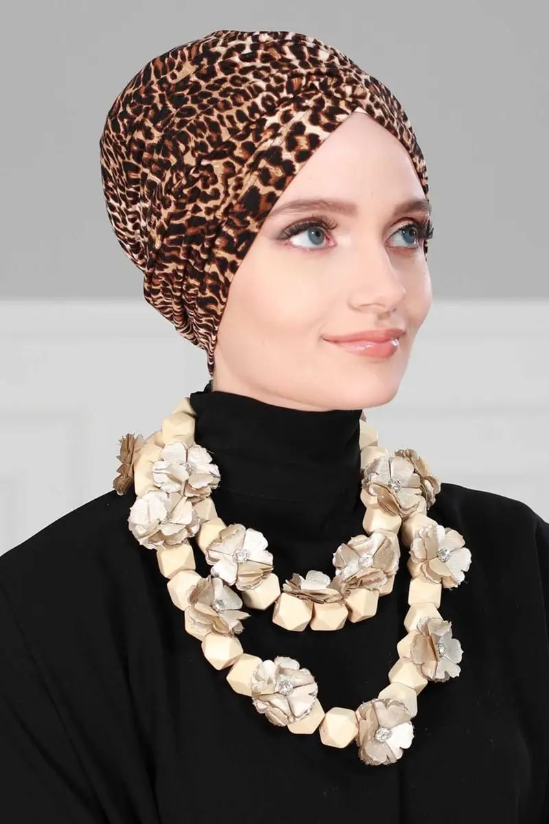 Motif léopard Hijab os
