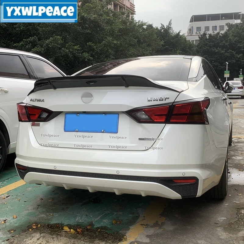 

R Style ABS Plastic Rear Trunk Lip Spoiler Wings Body Kit Accessories for Nissan Teana Altima 2019 2020 2021 2022