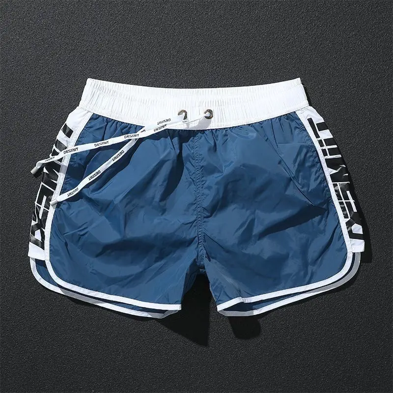 Lightweight Sports Men 2025 Summer Quick-drying Loose Running Fitness Three-point Beach Pants