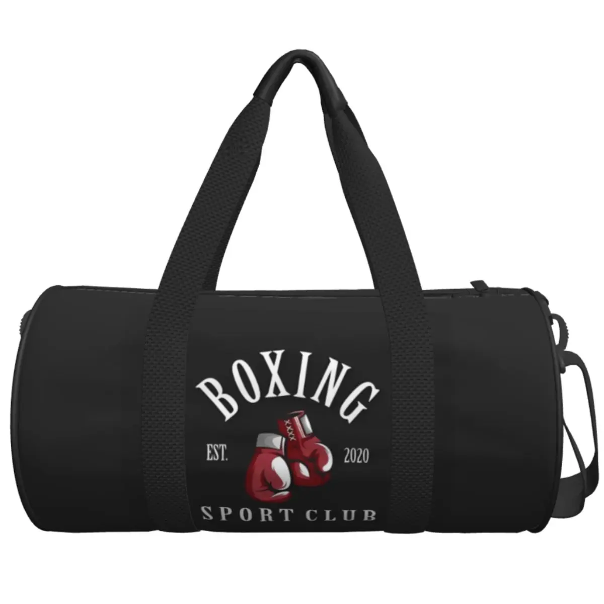 Loves Kick Boxing Gloves Sport Bags Large Gym Bag Oxford Men's Pattern Handbag Travel Funny Fitness Bag