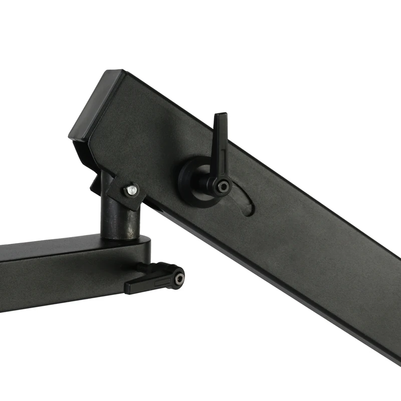 Imagem -03 - tipo de Extensão Direção Ajustável Articulando Clamp Bracket Arm Stand Base 76 mm para Stereo Binocular Trinocular Microscópio
